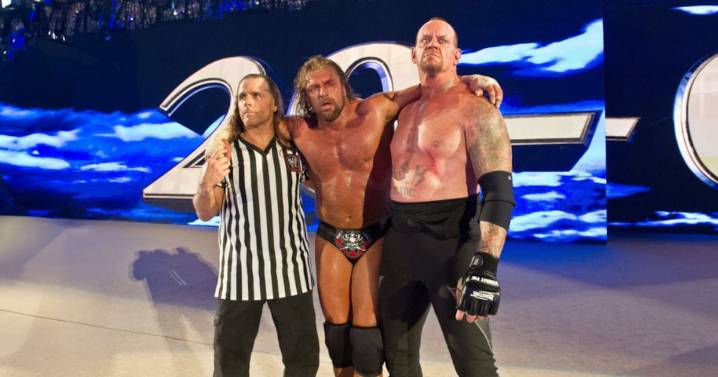 Triple H, Undertaker y Shawn Michaels sorprenden a la afición mexicana y están listos para Triplemanía 33 (FOTOS)