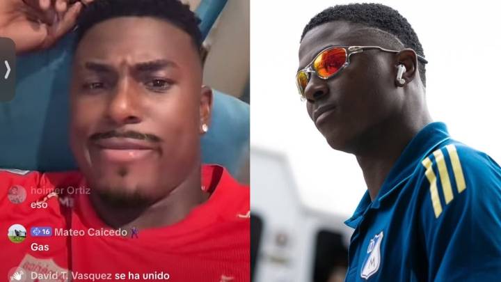 Néiser Villarreal causa polémica tras aparición en un ‘live’ con camisa del América de Cali; Millonarios tomó medida drástica