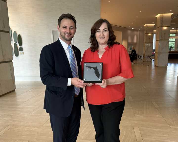 Christine Hunschofsky wins 2025 Legislative Appreciation Award from Florida League of Cities