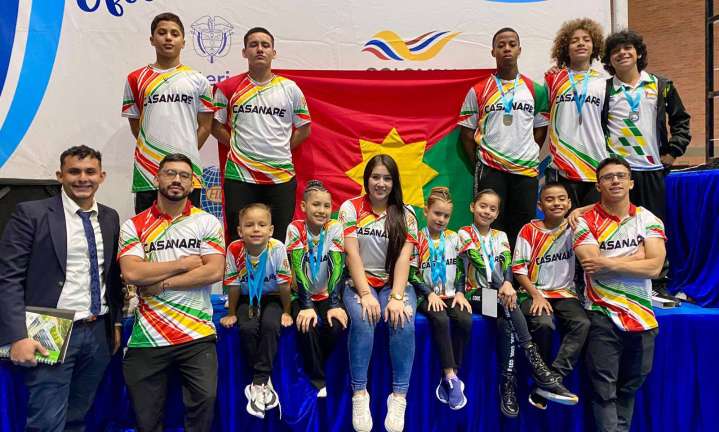 Casanare debuta con 21 medallas en el Campeonato Nacional de Trampolín 2025