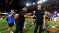 Florida football coach Billy Napier speaks on DJ Lagway's season