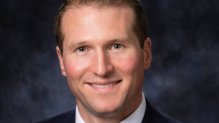 Isaiah Zirkle, CEO of HCA Florida West Marion Hospital, speaks at ceremony