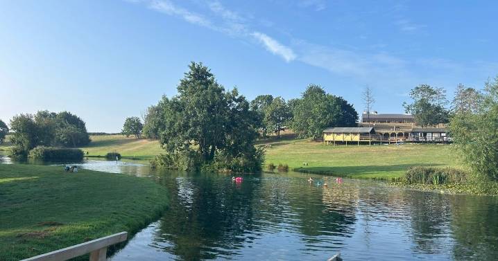 I went swimming in a lake near the River Severn - and it was the stuff of dreams