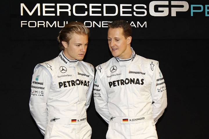 Rosberg feared 'God'-like Schumacher would manipulate Mercedes