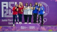 Ganan gemelas Mía y Lía Cueva el Oro en Panamericanos Jr.