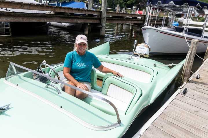 Meet Saugatuck’s newest Retro Boat inspired by ‘Gone With the Wind’ star