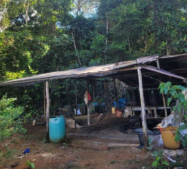 Ejército Nacional desmanteló dos laboratorios de cocaína en el Guaviare