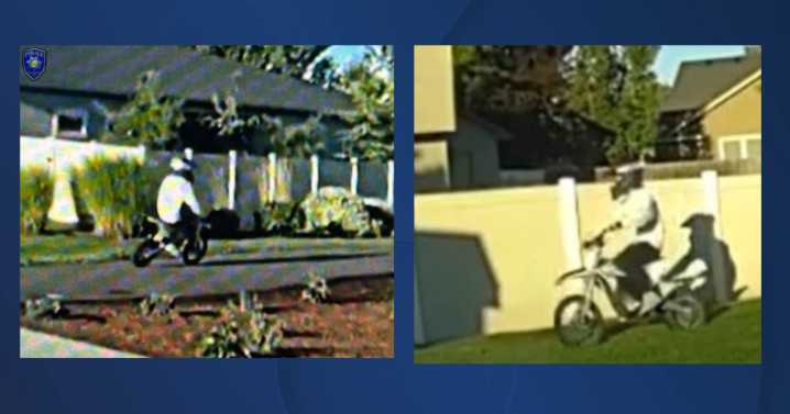 Meridian Police are looking for a juvenile e-dirt biker who evaded police