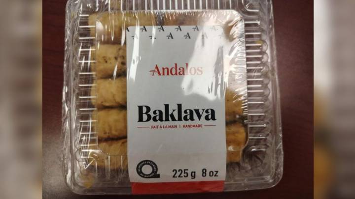 Baklava pastries containing pistachios recalled due to salmonella
