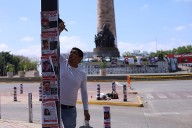 Luz de Esperanza renueva cédulas de búsqueda en Glorieta de las y los Desaparecidos