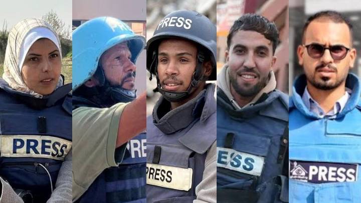 Quiénes eran los cinco periodistas asesinados en Gaza por Israel