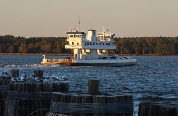A road trip that crosses the James River on a ferry is one of nation’s best