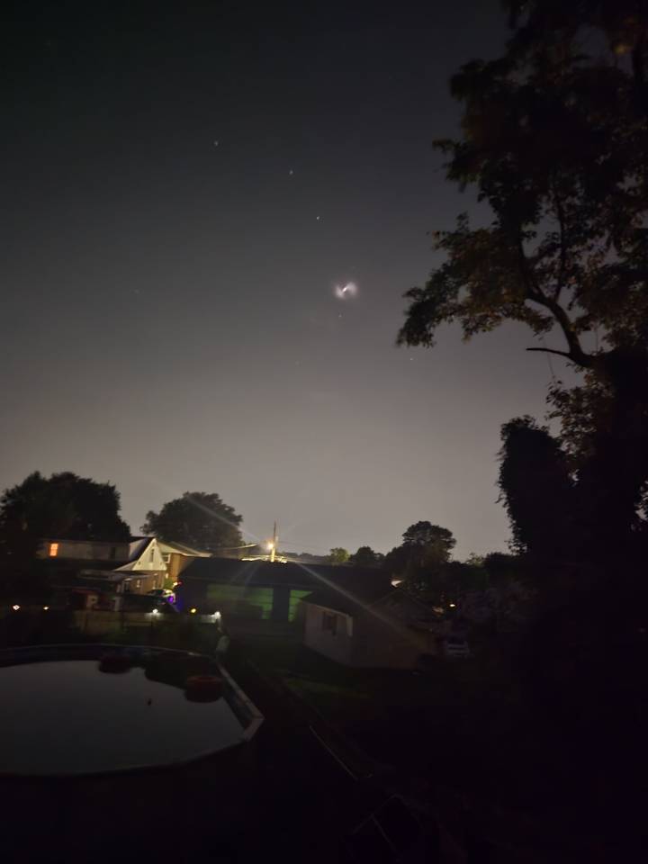 Mysterious bright spiraling light seen in the sky. What was it?