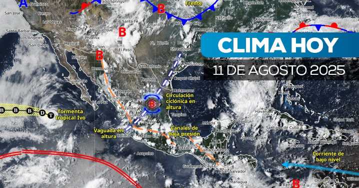 ¡Alerta! Estas son las zonas de México donde se esperan lluvias intensas y tormentas eléctricas