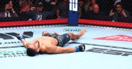 UFC 319 star Aaron Pico rushed to hospital after horror elbow KO as Dana White gives update