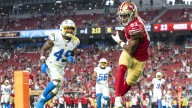 49ers’ Terique Owens makes father proud with first SF touchdown