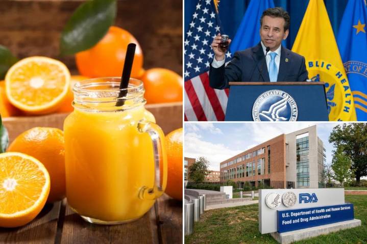 Orange juice sugar cuts proposed by FDA to help citrus growers