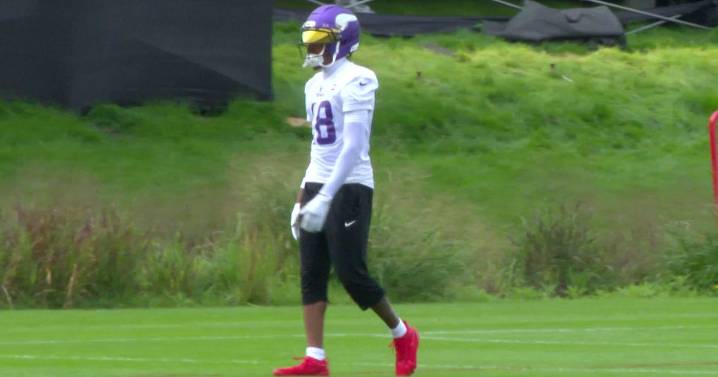 Justin Jefferson returns to practice with Minnesota Vikings following hamstring strain