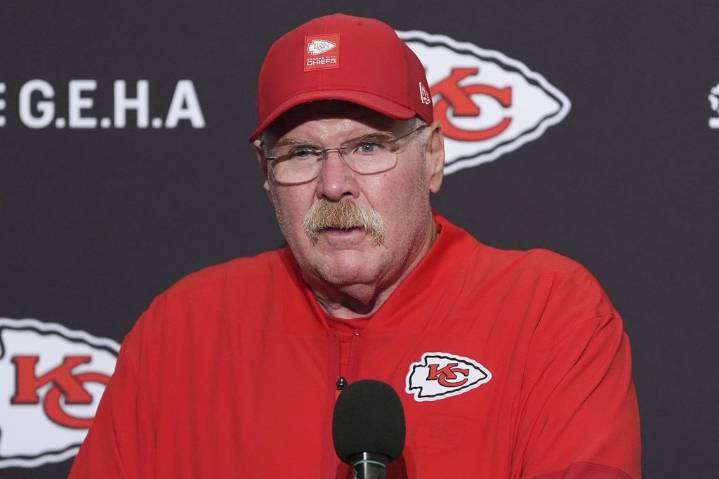 Report says bullet was fired into Chiefs coach Andy Reid’s office last spring while he was there