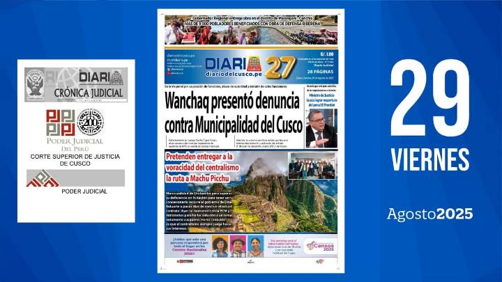Edición Impresa | Viernes 29 08 2025