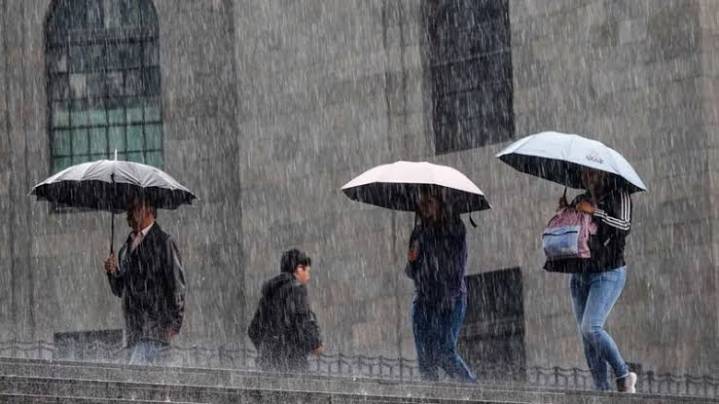 Activan alerta amarilla en CDMX por lluvias fuertes y posible granizo