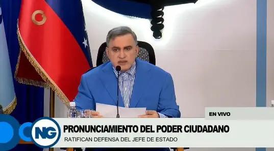 Fiscal Saab rechaza señalamientos de EE.UU. contra el presidente Maduro