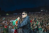 Kneecap rapper Móglái Bap makes surprise Féile appearance leading crowd in ‘free Palestine’ chant