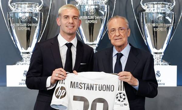 Real Madrid presentó a Mastantuono: "El más grande del mundo"