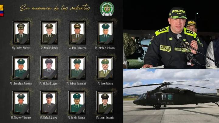 Los detalles del ataque con dron a helicóptero de Policía en Antioquia por el frente 36 de las disidencias de Calarcá: hay 13 uniformados asesinados