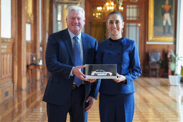 Se reúne Claudia Sheinbaum con presidente de Aptiv