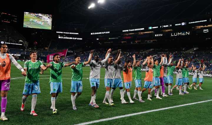 Sounders show off depth