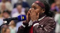 Gauff emotional after US Open win despite more problems serving