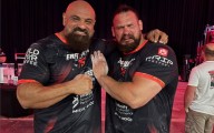 Laurence ‘Big Loz’ Shahlaei Wins Arm Wrestling Super Match Against Martins Licis at 2025 Strongest Arm On Earth