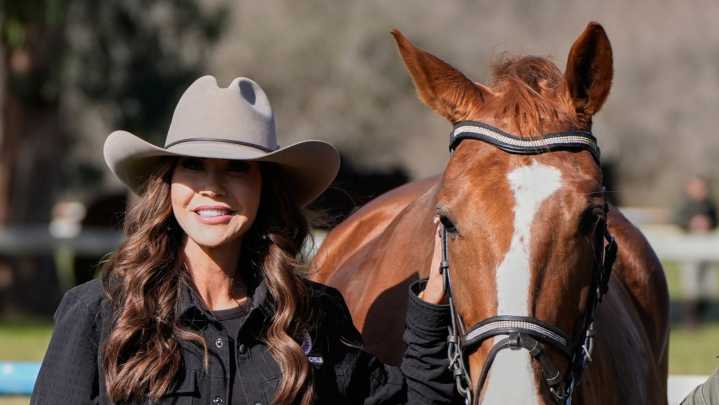 Kristi Noem's Most MAGA Cowgirl Stunt Of All Time Is So Try
