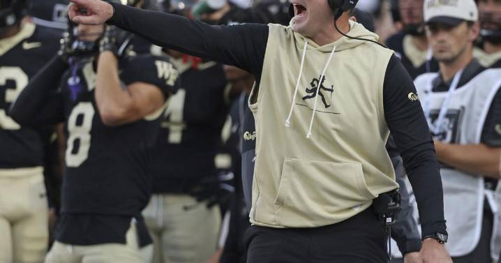 Wake Forest survives tough night, Claiborne injury to give Jake Dickert a win in his coaching debut