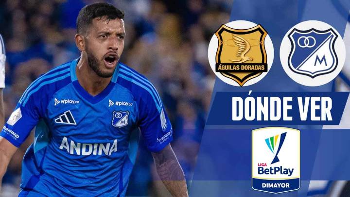 Dónde ver HOY Millonarios vs Águilas Doradas EN VIVO: canal TV y ONLINE, Liga BetPlay