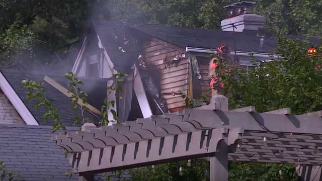 More than 40 firefighters called to battle house fire in Mariemont