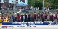 Community members gather for football Pep Rally