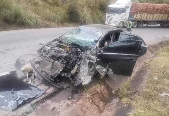 Pasco: una fallecida y tres heridos tras colisión de auto en Carretera Central