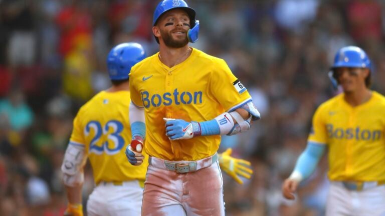 Trevor Story hits 3-run home run as Red Sox outlast Marlins 7