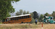 Student injured after school bus crashes on Billings West End, likely mechanical failure
