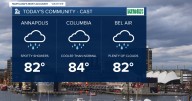 Erin brings clouds, showers, and wind to Maryland