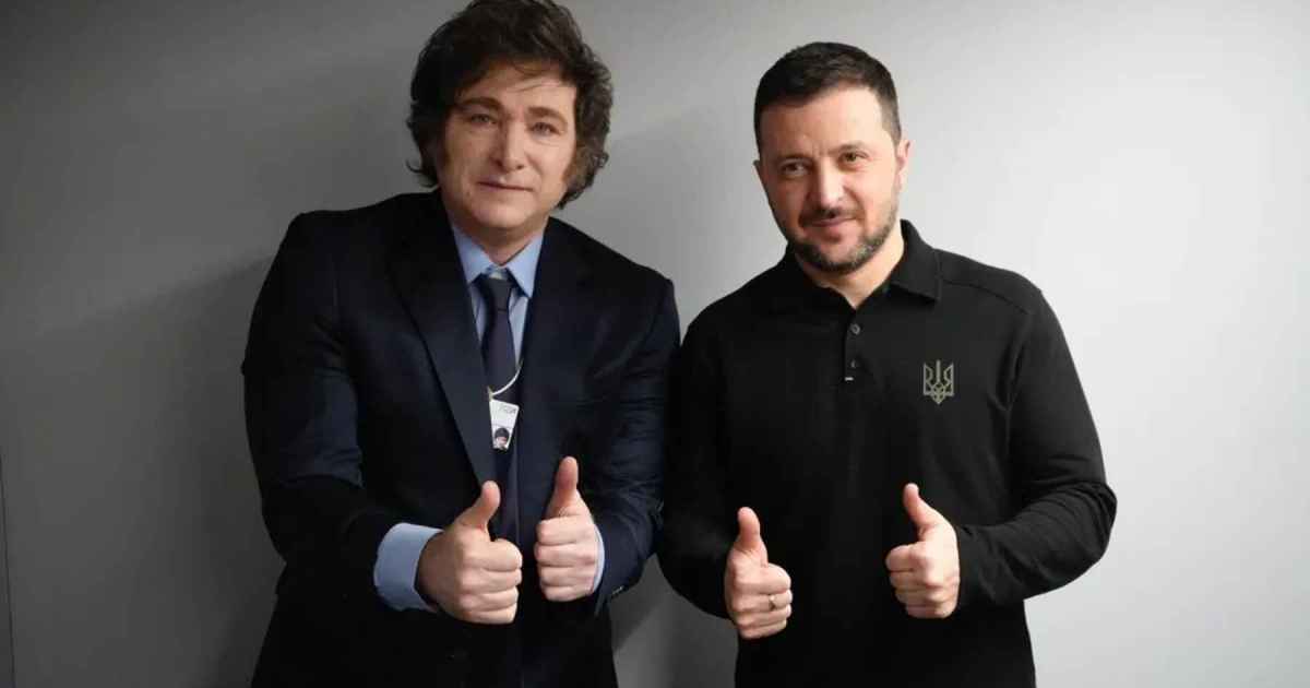Javier Milei y Volodímir Zelenski reforzaron vínculos a horas del encuentro Trump