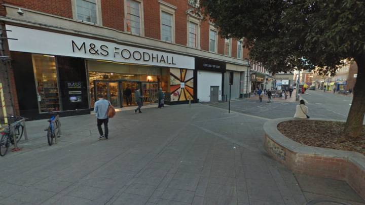 Woman in her 90s hit in face while sitting on bench in Reading town centre