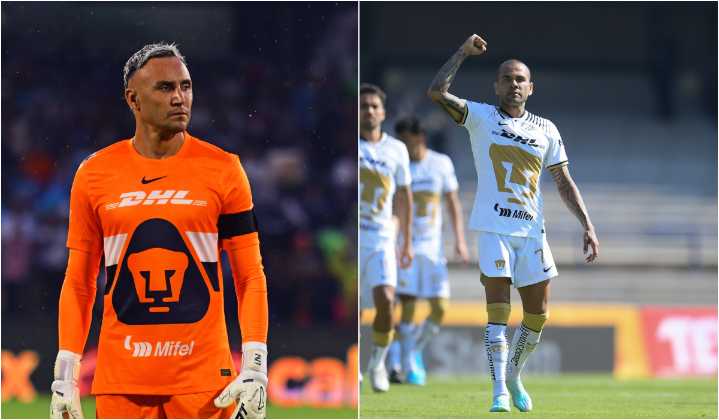 Lo que provocan los bombazos: Keylor Navas y Dani Alves, los dos jugadores de Pumas que abarrotaron CU