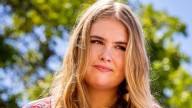 Princess Catharina-Amalia supported by King Willem
