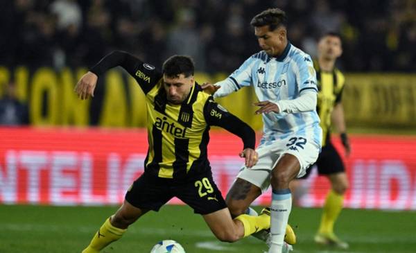 Racing perdió el primer duelo ante Peñarol