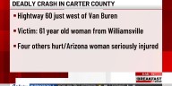 1 killed, 4 others injured in weekend crash