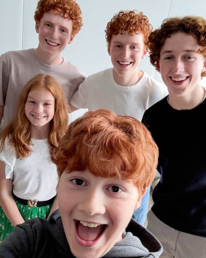 Selfie familiar: HBO Max presentó a los nuevos hermanos Weasley para la serie de «Harry Potter»