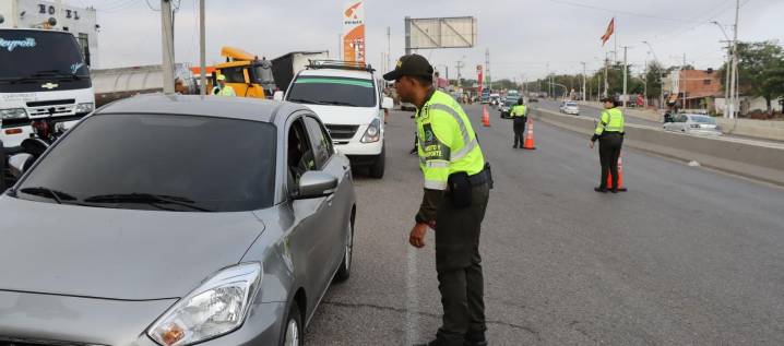Más de 800 comparendos a conductores borrachos en Barranquilla en lo que va de 2025